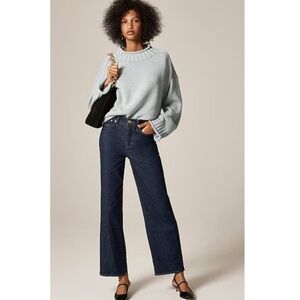 J.Crew '96 Slim Wide Leg Jeans Women's 25 Petite Dark Wash Classic Denim